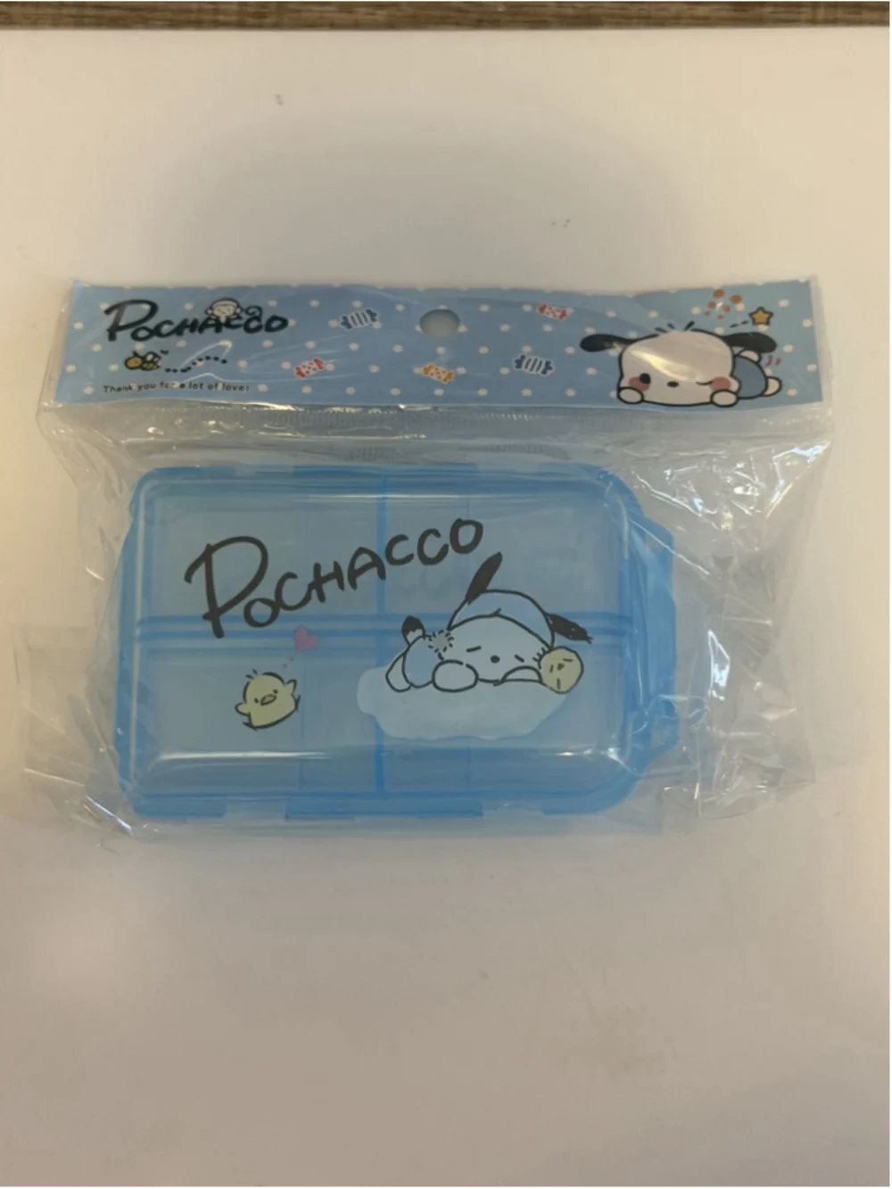 #PC-341 Pochacco - 10 Compartment Pill Box